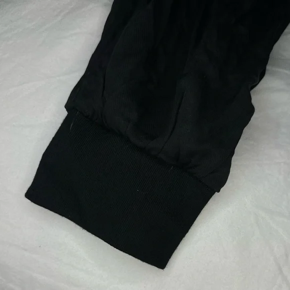 BLANK NYC Cargo Joggers Women’s Pants Black Elastic Band - Size Medium - Picture 7 of 14